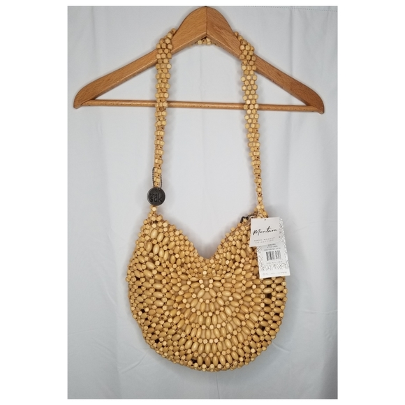 The Sak Handbags - Wood Beaded Hobo Montara Purse by The Sak